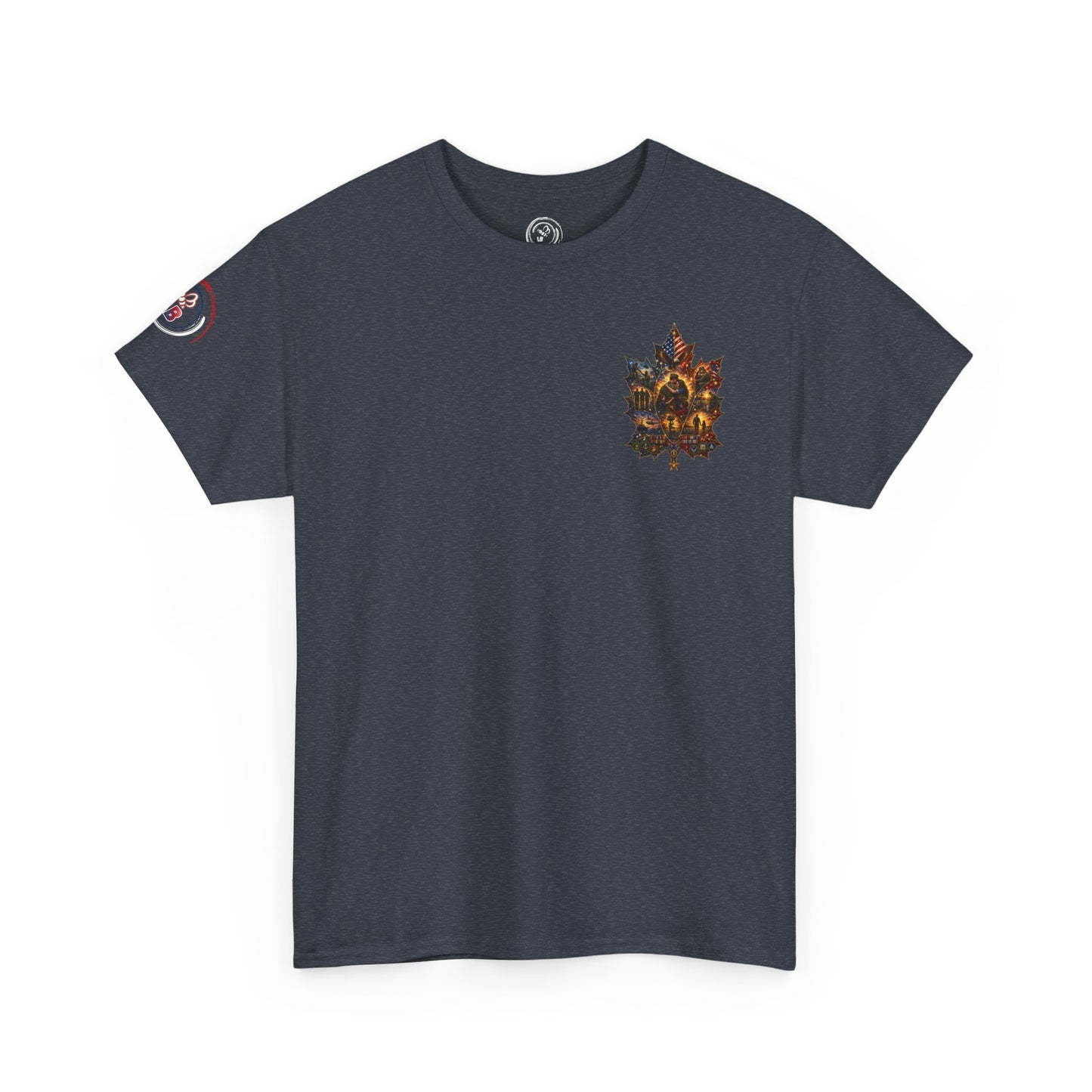 IB Leaf Not All Scars Are Seen | Veteran Mental Health Awareness Tee