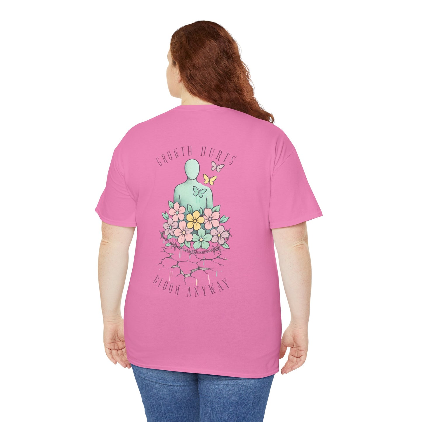 IB “Bloom Anyway” Tee – Strength That Grows Through the Cracks