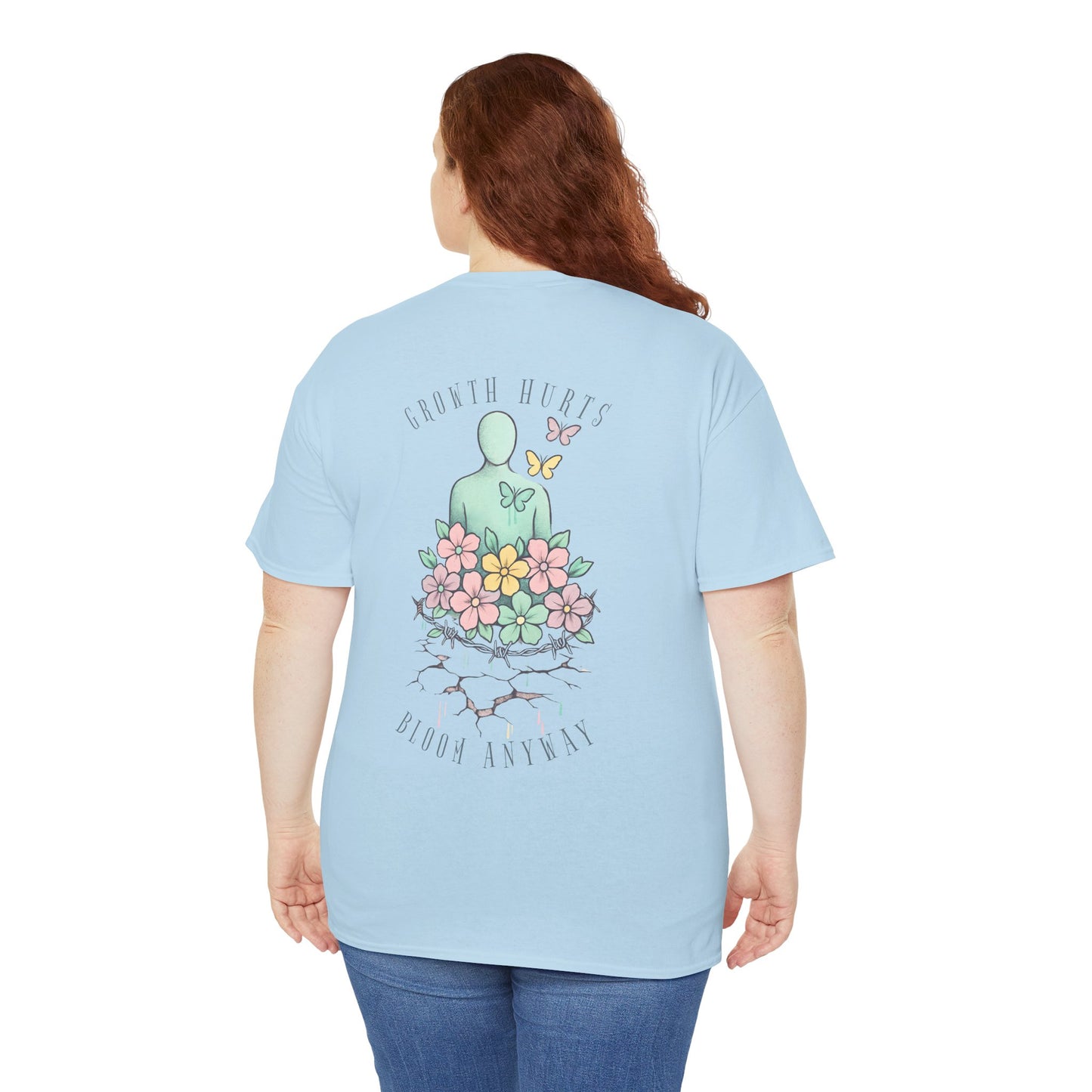 IB “Bloom Anyway” Tee – Strength That Grows Through the Cracks