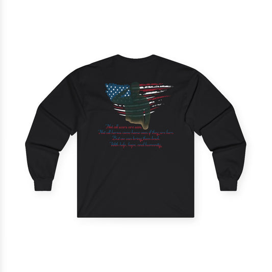 IB Leaf “Not All Scars Are Seen” Long Sleeve – Wear the Message That Matters