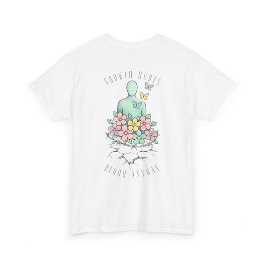IB “Bloom Anyway” Tee – Strength That Grows Through the Cracks