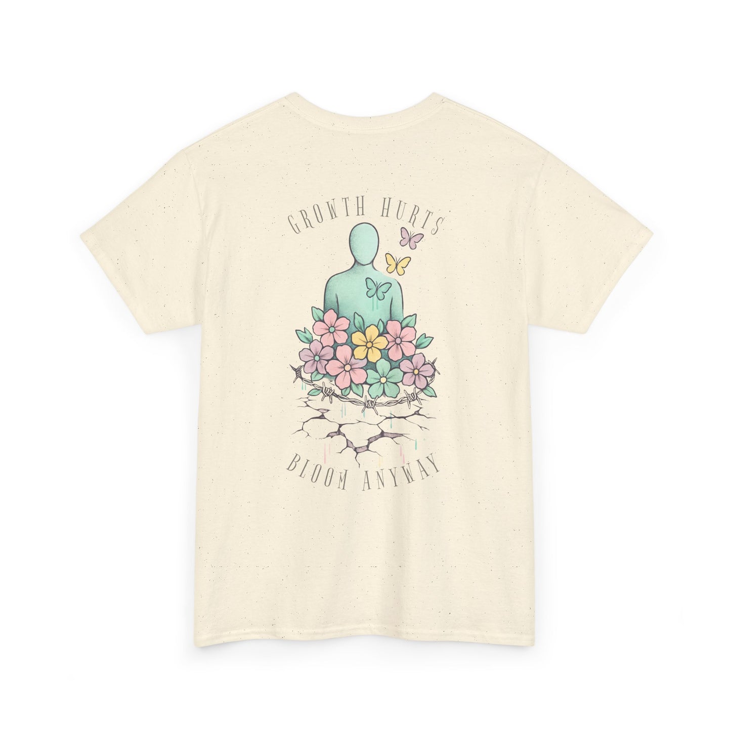 IB “Bloom Anyway” Tee – Strength That Grows Through the Cracks