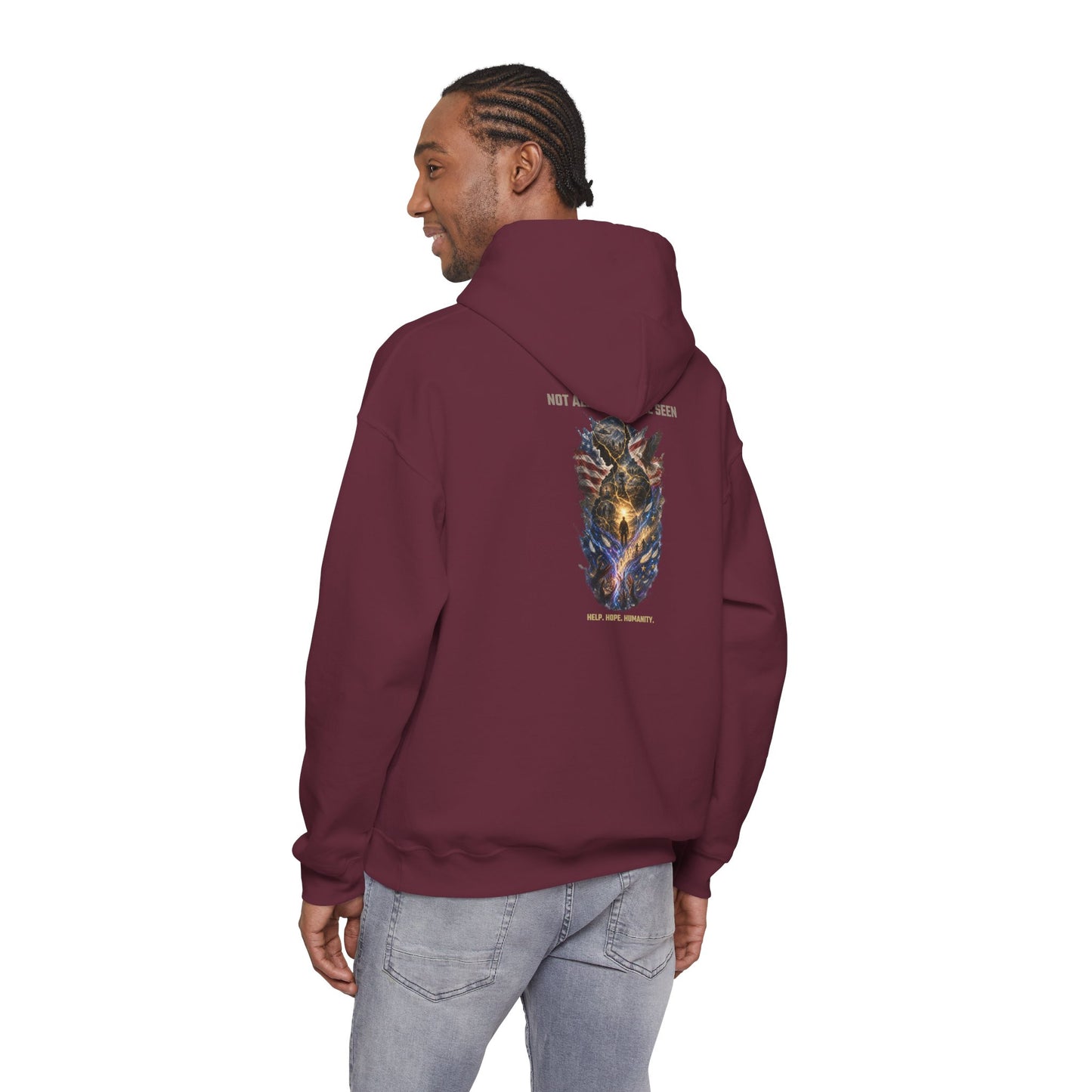Not All Scars Are Seen | Veteran Mental Health Awareness Hoodie
