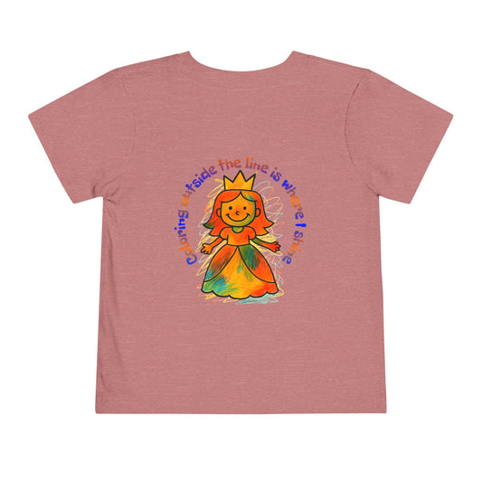 IB Coloring Outside the Lines Is Where I Shine – Toddlers Tee
