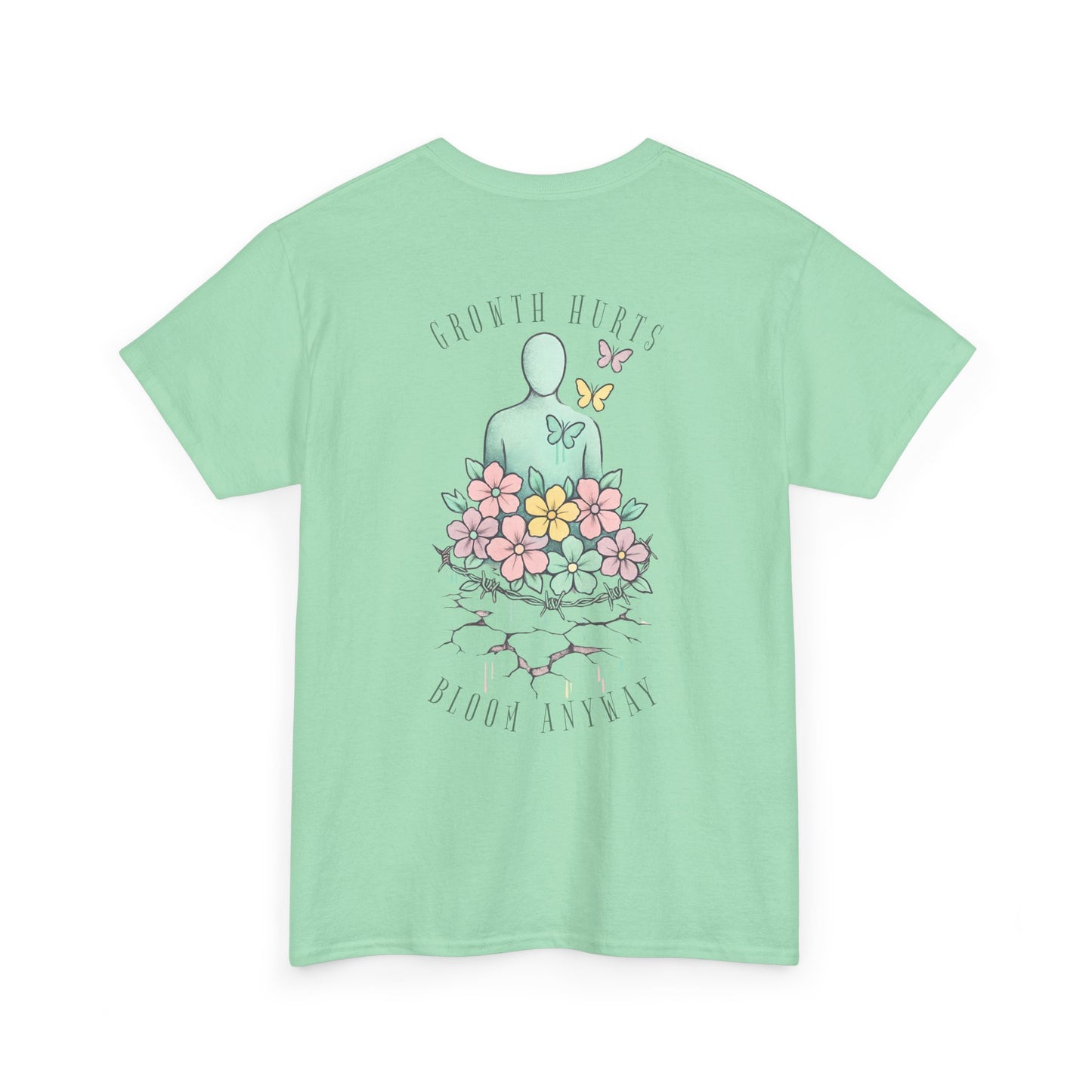 IB “Bloom Anyway” Tee – Strength That Grows Through the Cracks