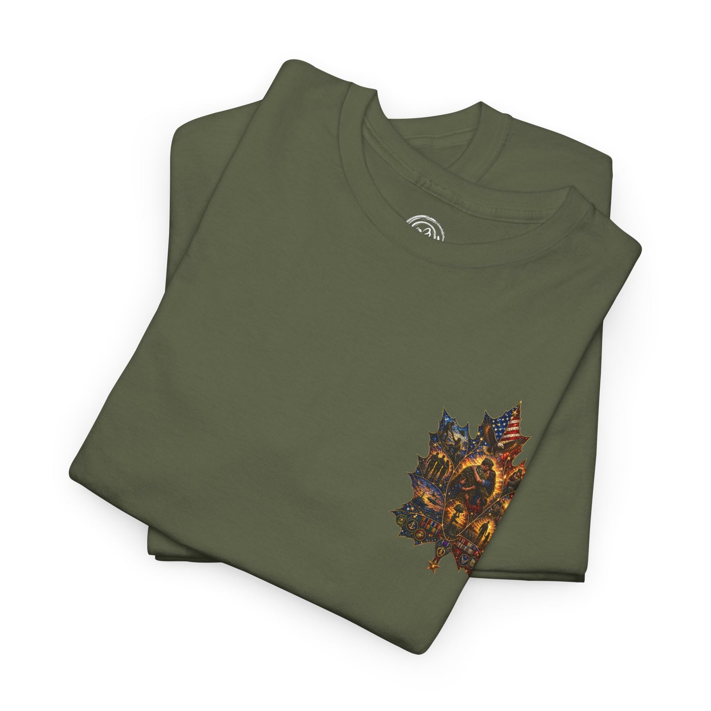 IB Leaf Not All Scars Are Seen | Veteran Mental Health Awareness Tee