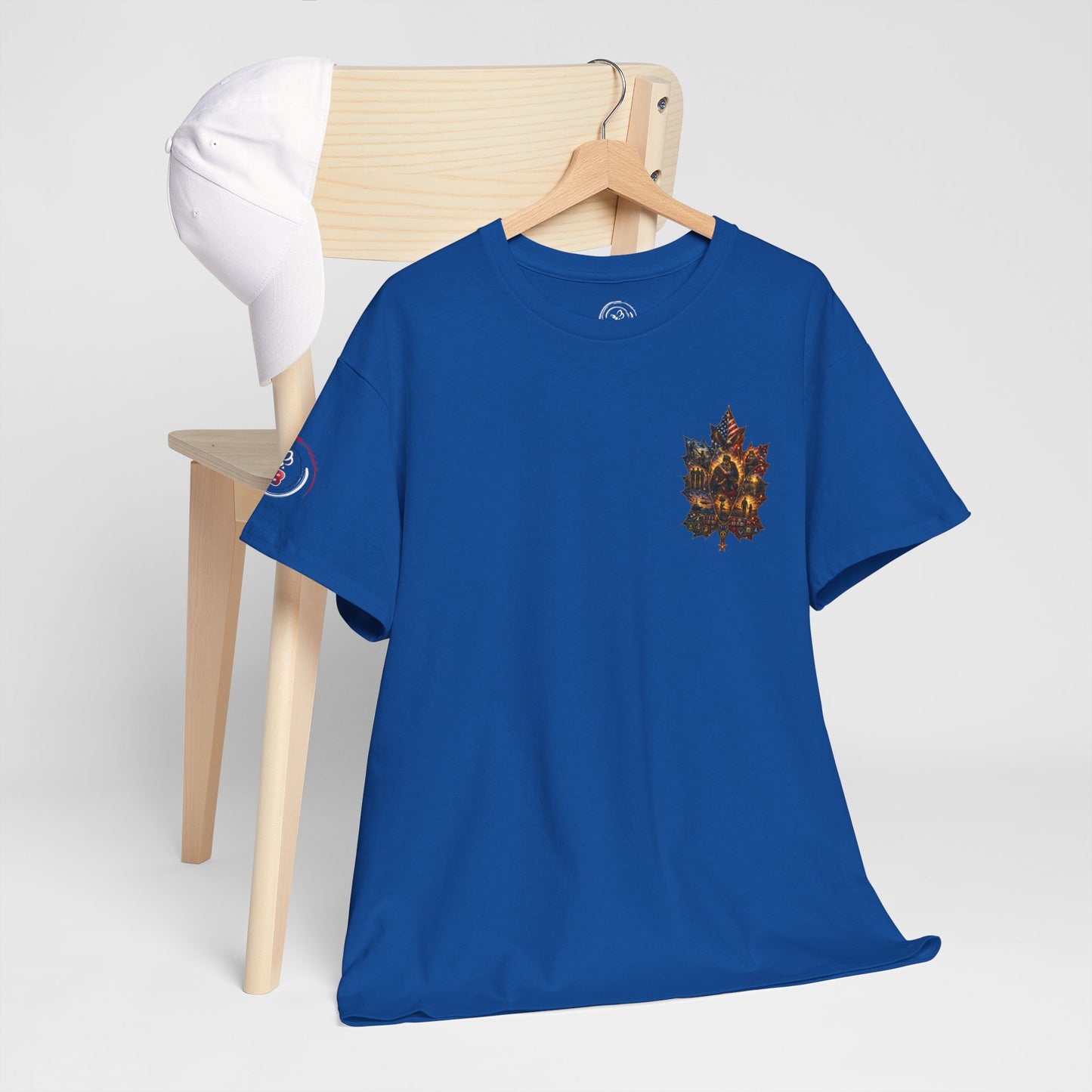 IB Leaf™ Freedom Has Footprints Veterans Tribute Tee | Built by Courage, Carried by Sacrifice