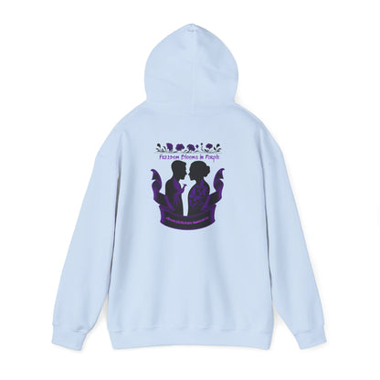 💜 Freedom Blooms in Purple – Domestic Violence Awareness Hoodie