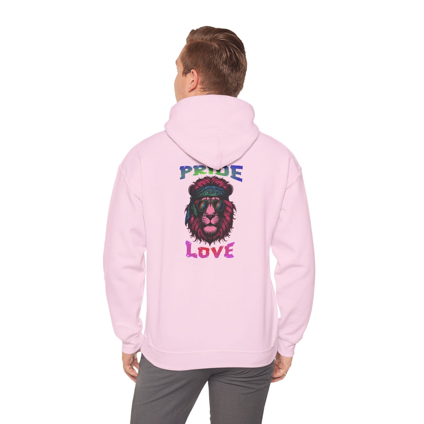IB Leaf Pride & Love Lion LGTBQ Awareness Hoodie – Loud, Proud, and Fierce