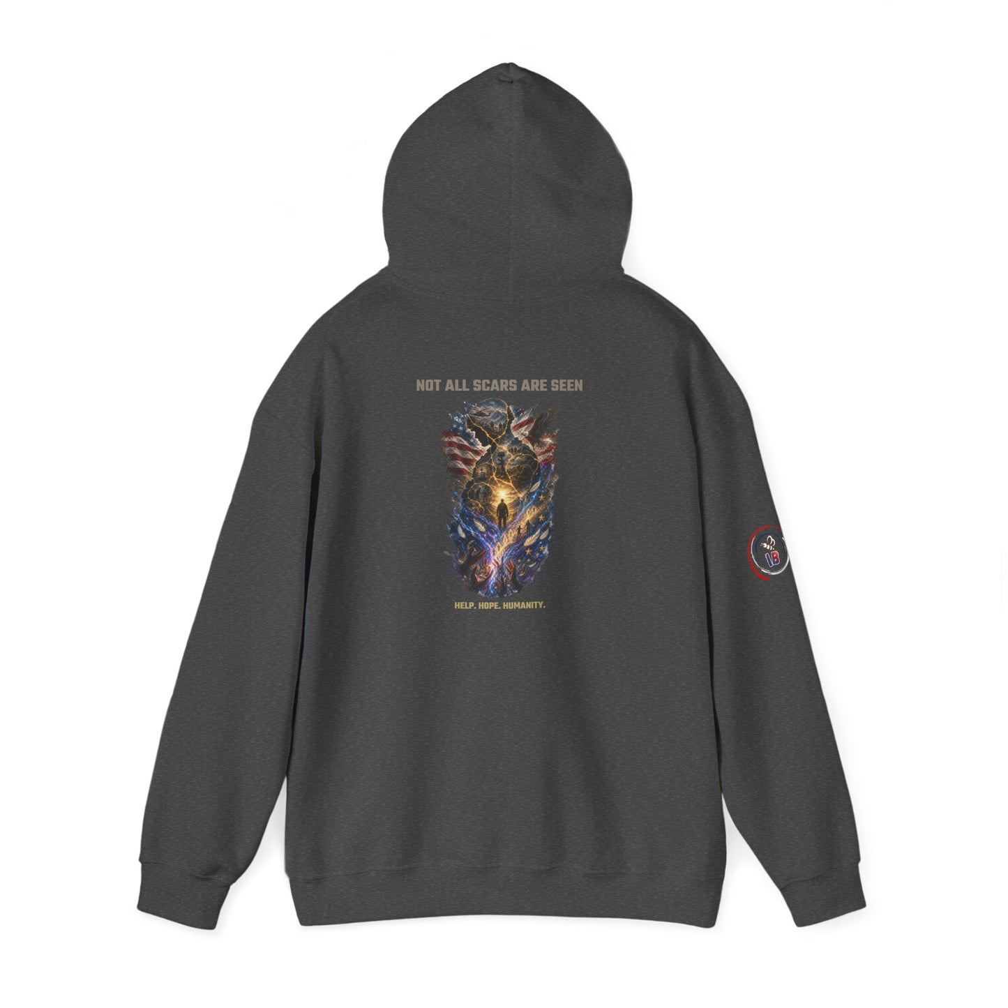 Not All Scars Are Seen | Veteran Mental Health Awareness Hoodie