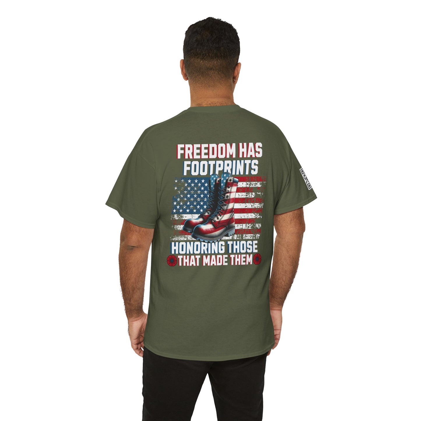 IBLeaf Freedom Has Footprints – Veterans Tribute Tee
