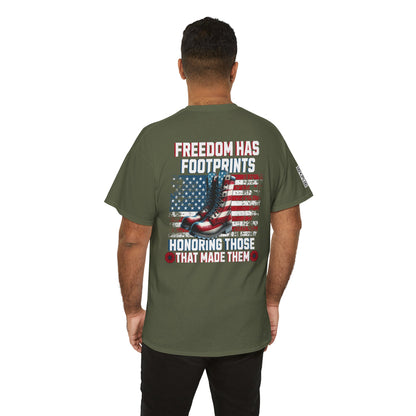 IBLeaf Freedom Has Footprints – Veterans Tribute Tee