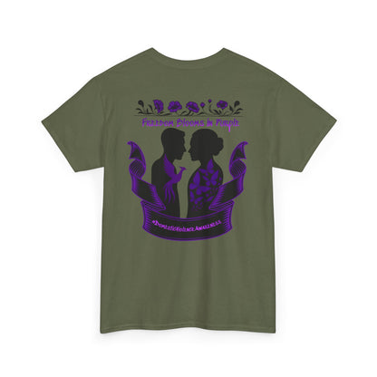 💜 Freedom Blooms in Purple – Domestic Violence Awareness Tee