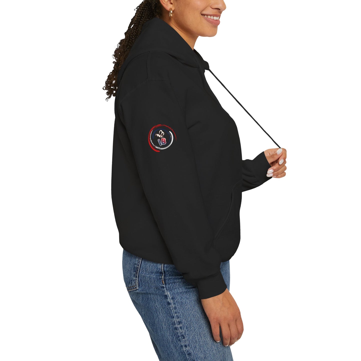 IB Leaf™ Freedom Has Footprints Veterans Tribute Hoodie | Built by Courage, Carried by Sacrifice