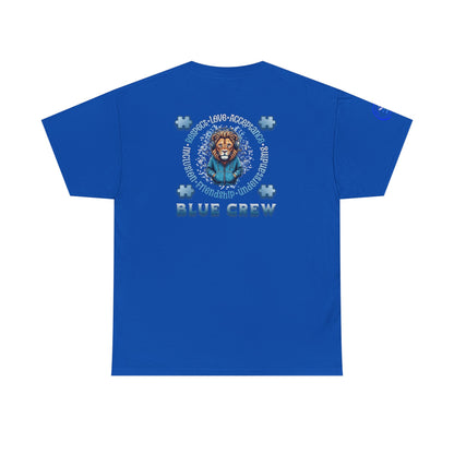 IB Leaf Blue Crew Autism Community Tee | Respect • Love • Inclusion