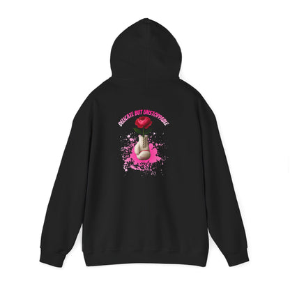 IB Leaf Fight in Bloom – Breast Cancer Awareness Hoodie
