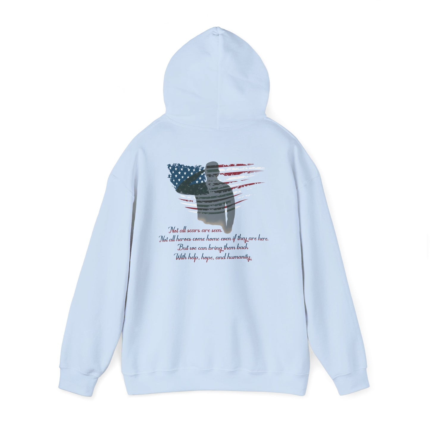 IB Leaf “Not All Scars Are Seen” Hoodie – Wear the Message That Matters