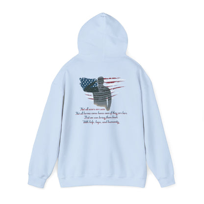 IB Leaf “Not All Scars Are Seen” Hoodie – Wear the Message That Matters