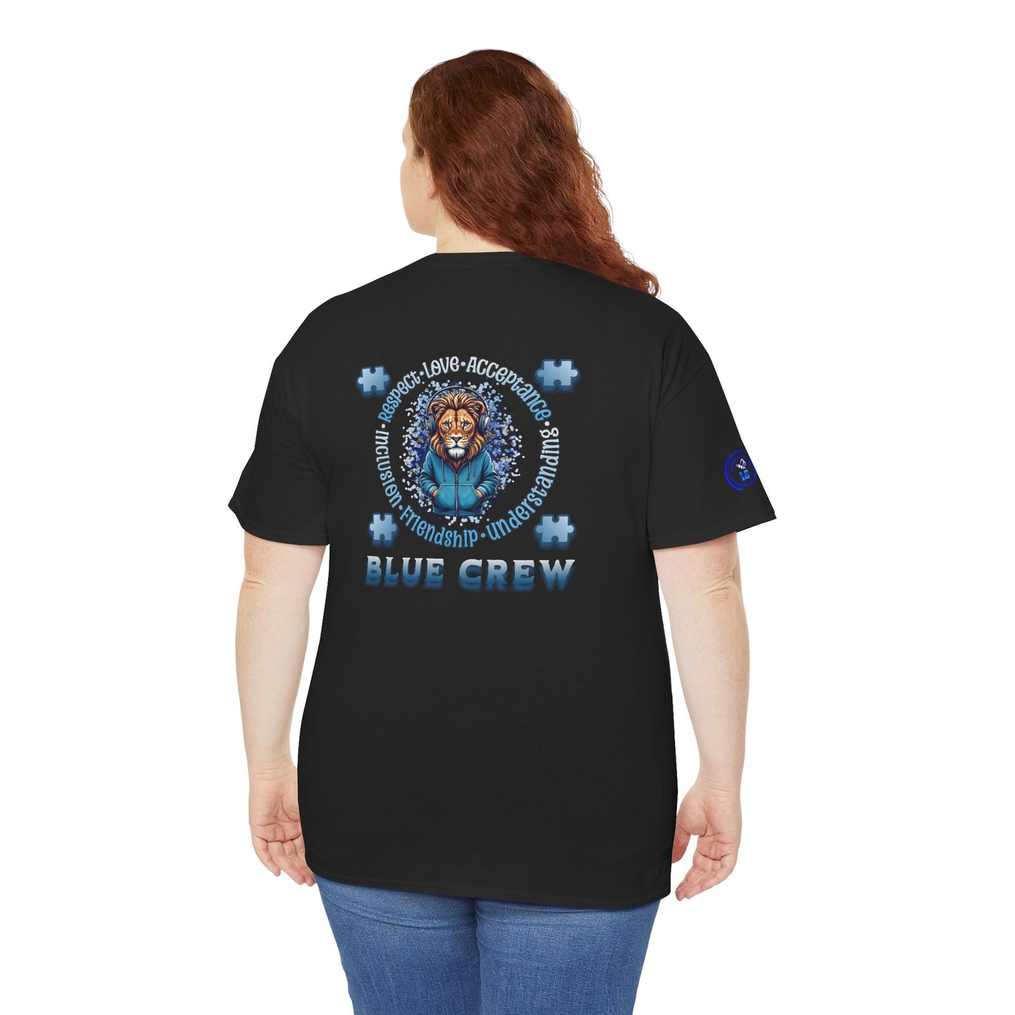 IB Leaf Blue Crew Autism Community Tee | Respect • Love • Inclusion