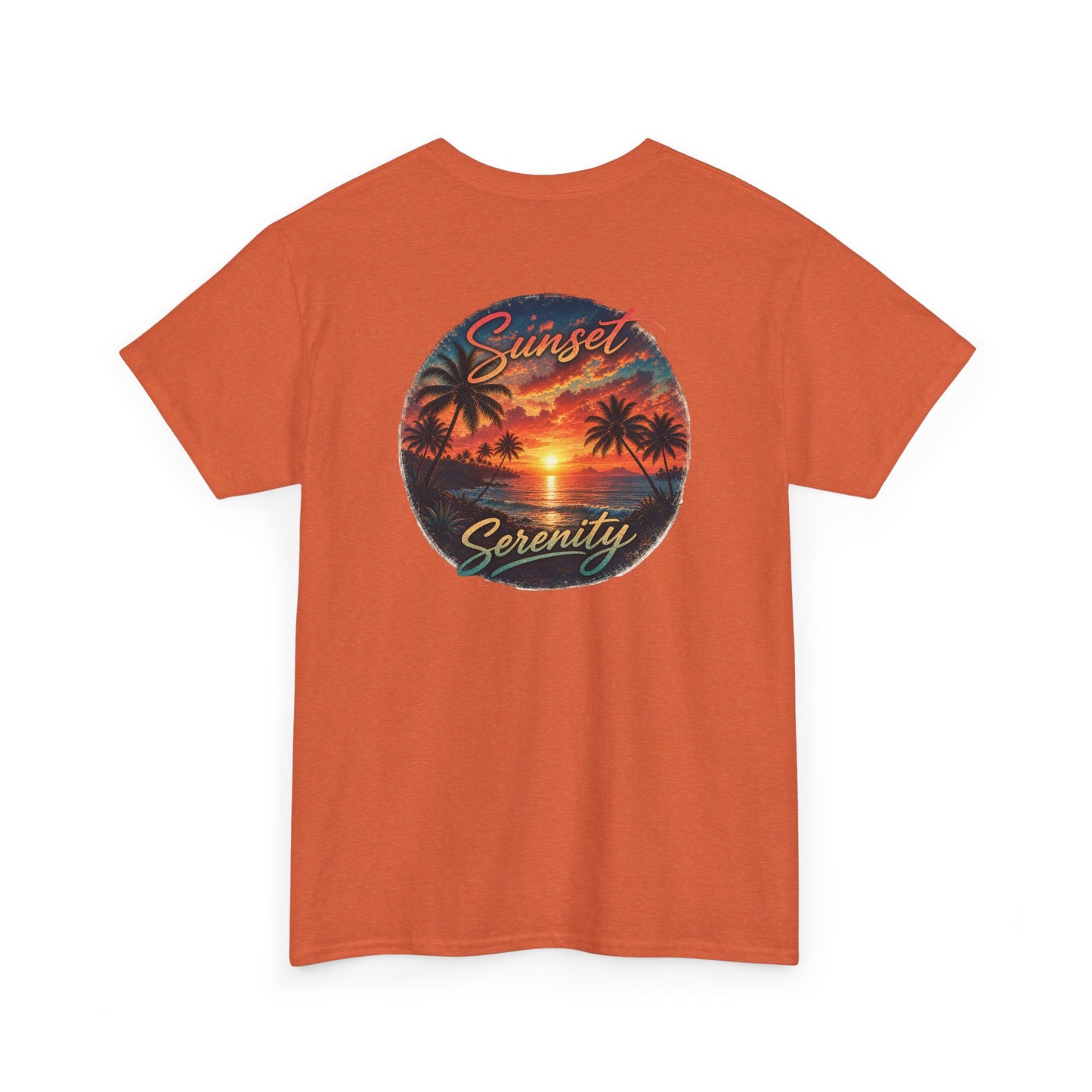 Sunset Serenity | Premium Coastal Art Tee