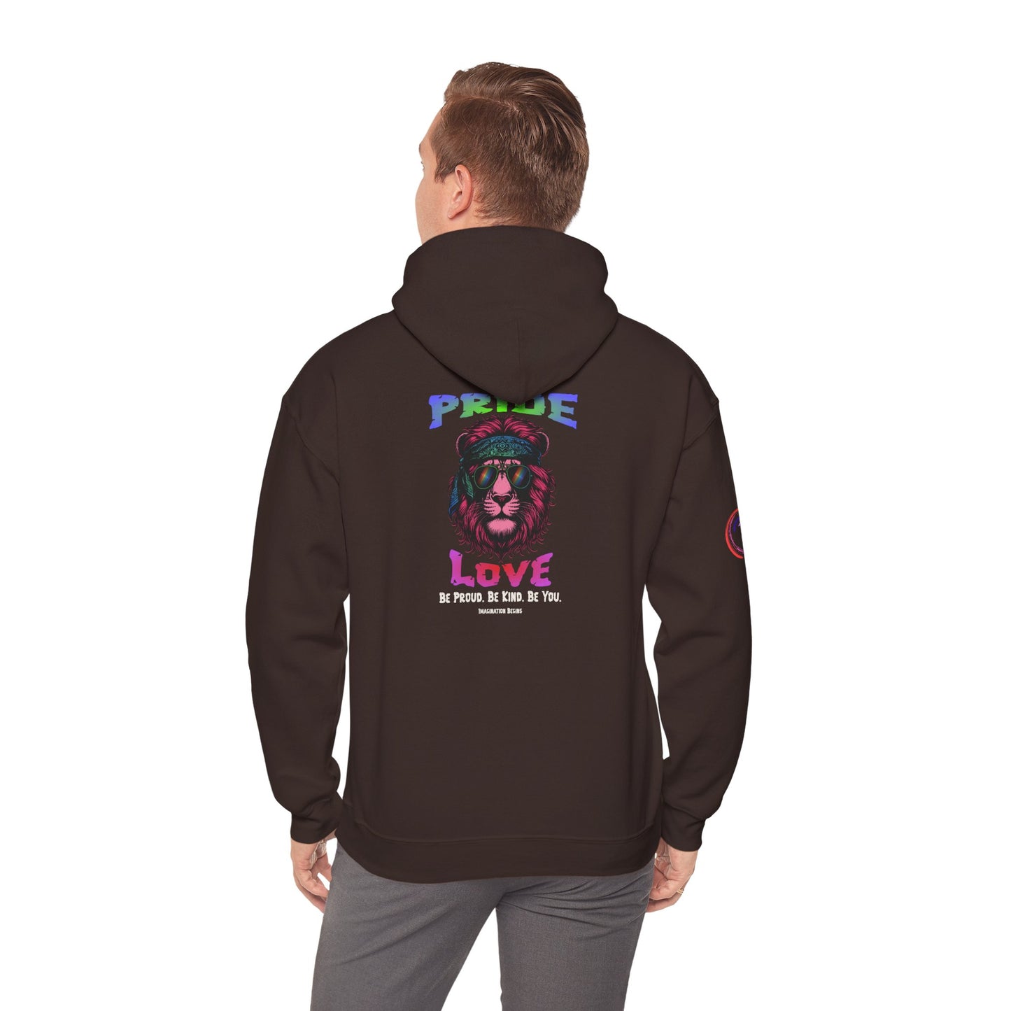 IB Leaf "Pride & Love" LGBTQ+ Awareness Hoodie | Love Loud. Live Proud.