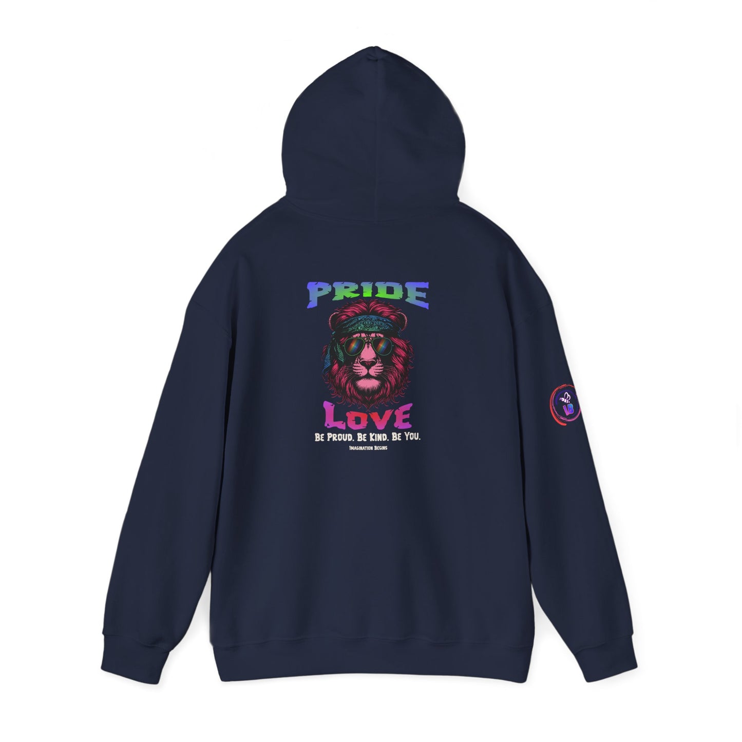 IB Leaf "Pride & Love" LGBTQ+ Awareness Hoodie | Love Loud. Live Proud.