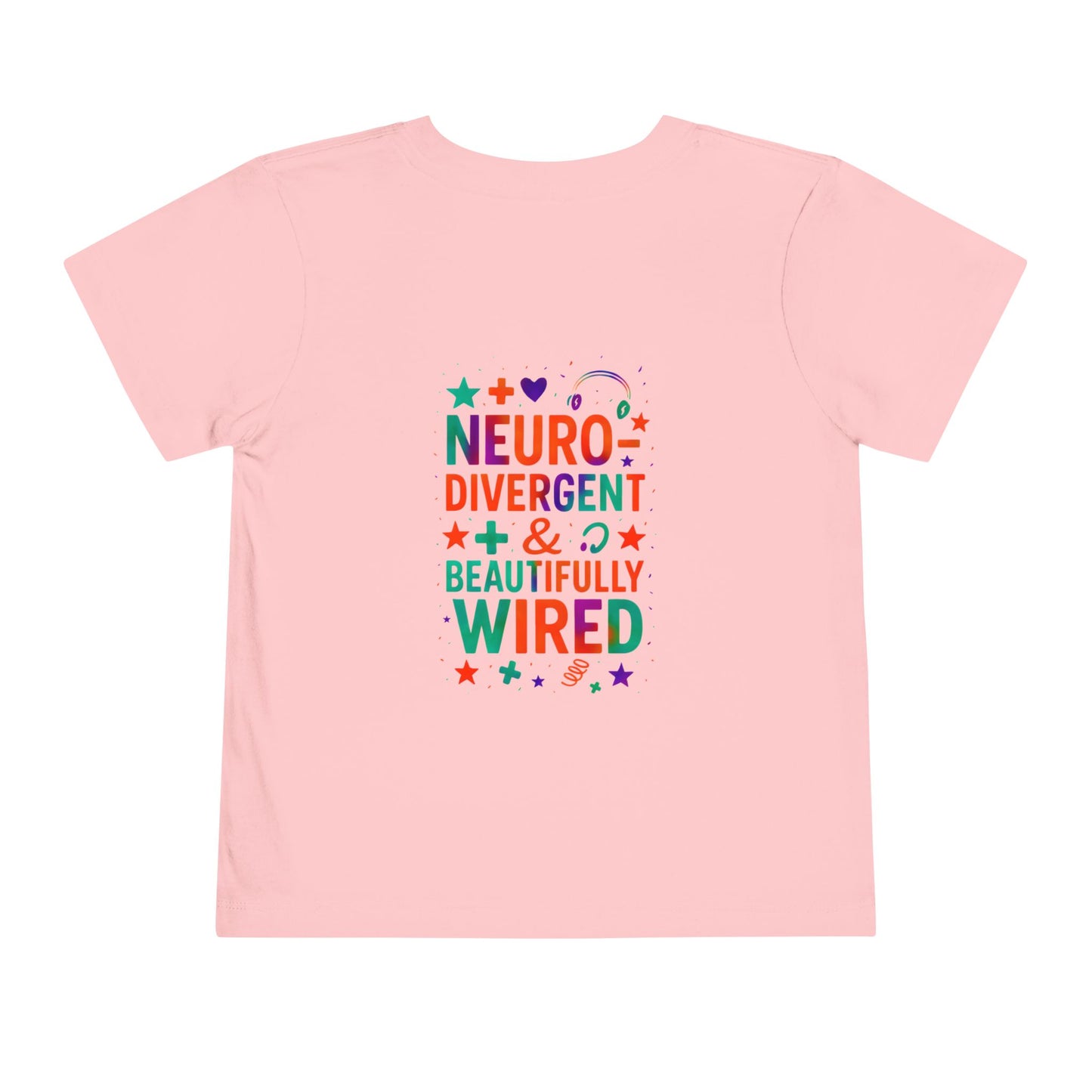 🧩 IB Leaf Neurodivergent & Beautifully Wired – Toddler SPD & Autism Awareness Tee