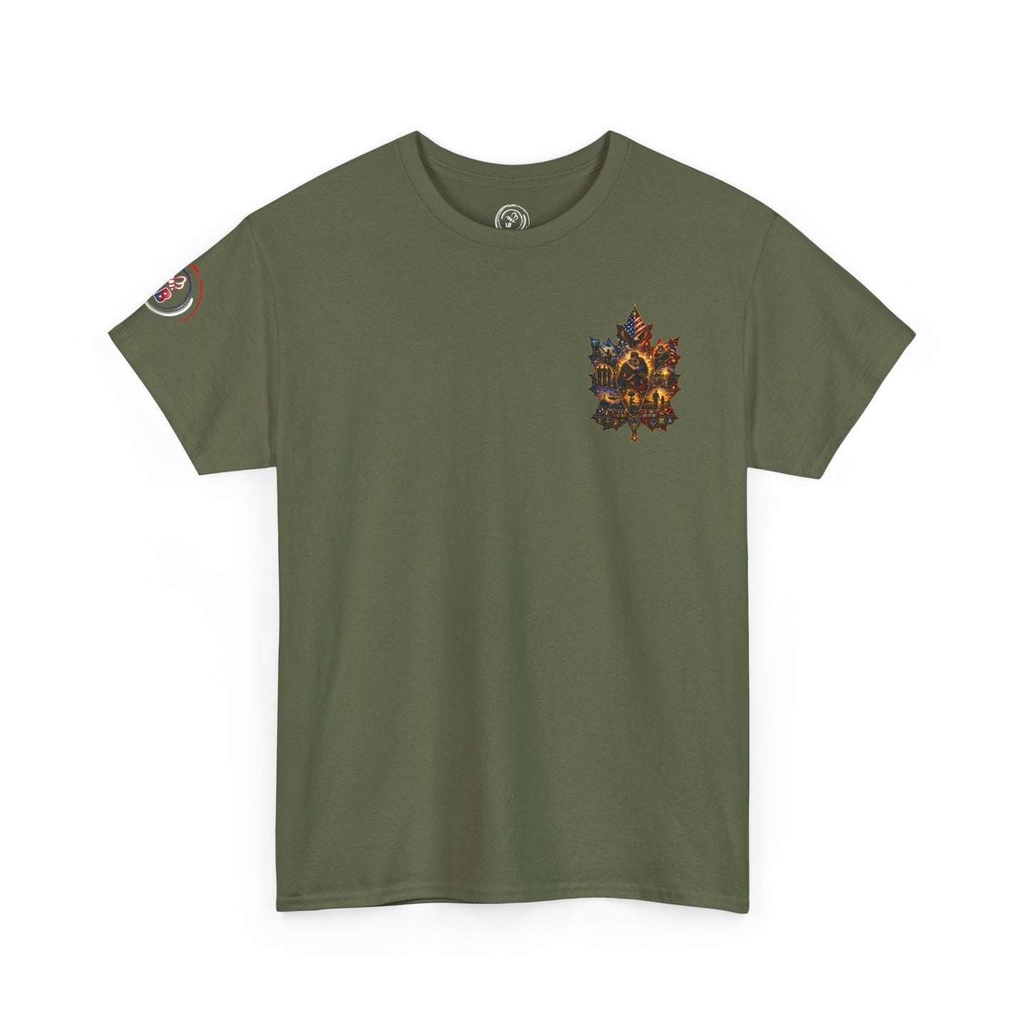 IB Leaf Not All Scars Are Seen | Veteran Mental Health Awareness Tee