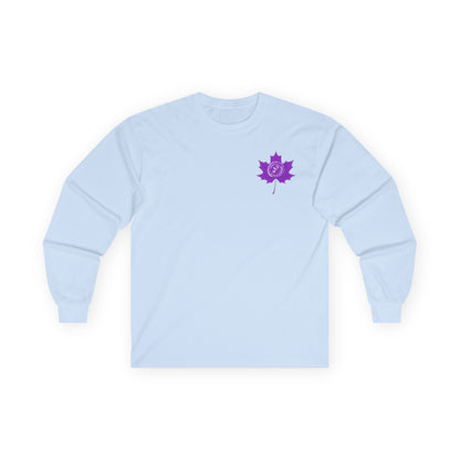 💜 Freedom Blooms in Purple – Domestic Violence Awareness Long Sleeve Tee