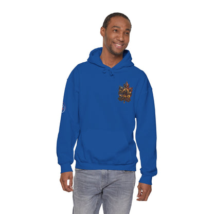 IB Leaf™ Freedom Has Footprints Veterans Tribute Hoodie | Built by Courage, Carried by Sacrifice
