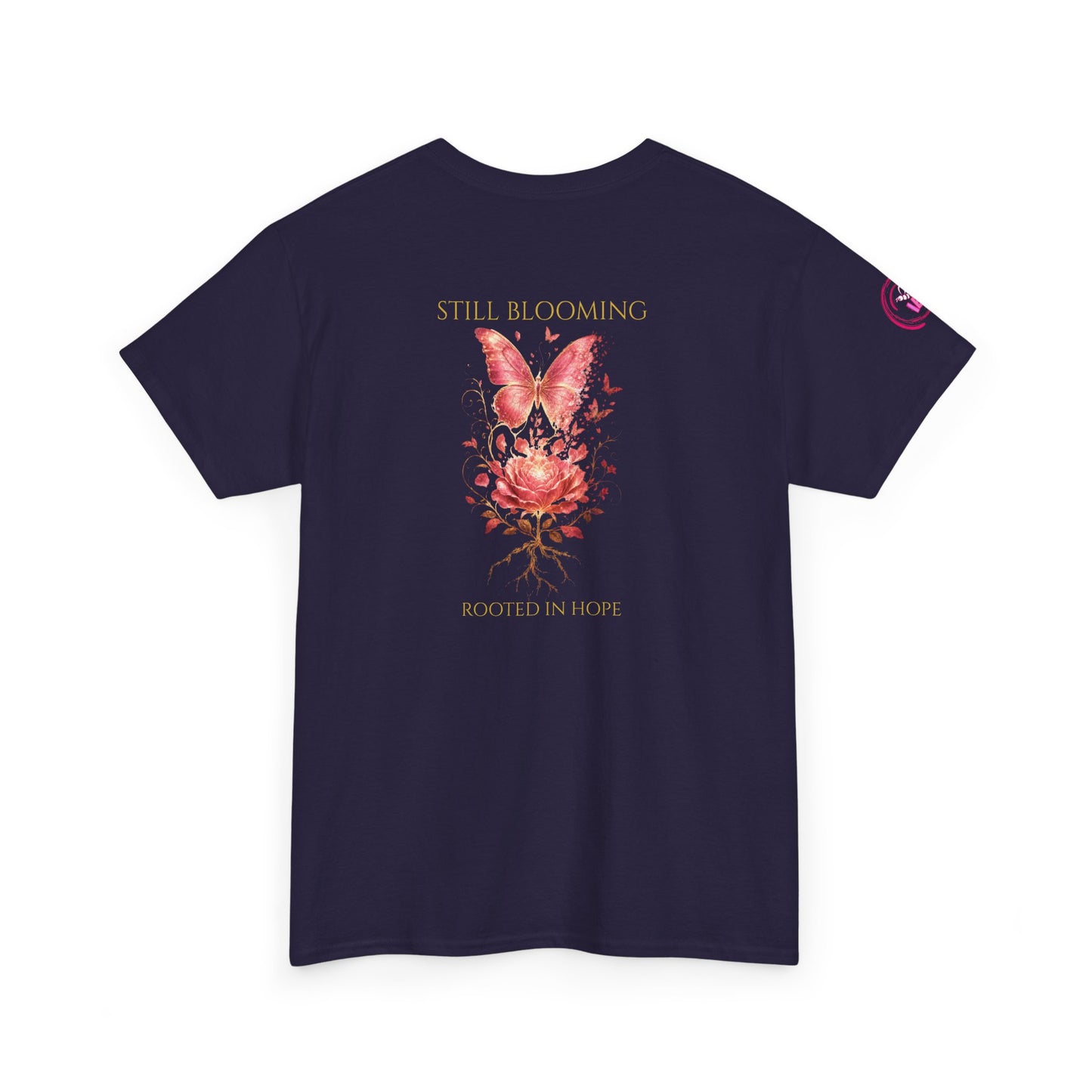 Still Blooming | IB Leaf Breast Cancer Awareness Tee