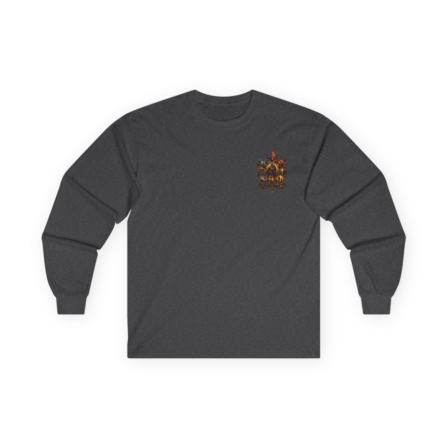 IB Leaf™ Freedom Has Footprints Veterans Tribute Long Sleeve | Built by Courage, Carried by Sacrifice