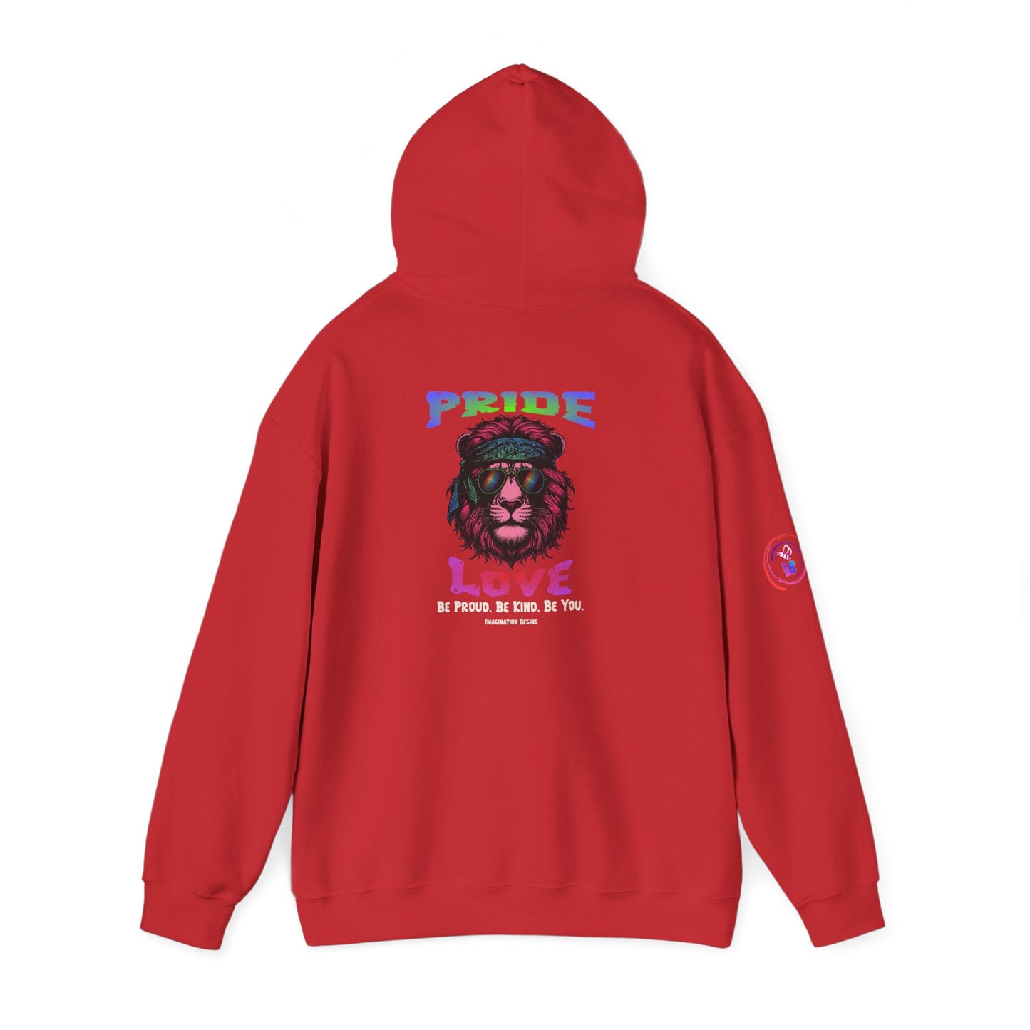 IB Leaf "Pride & Love" LGBTQ+ Awareness Hoodie | Love Loud. Live Proud.