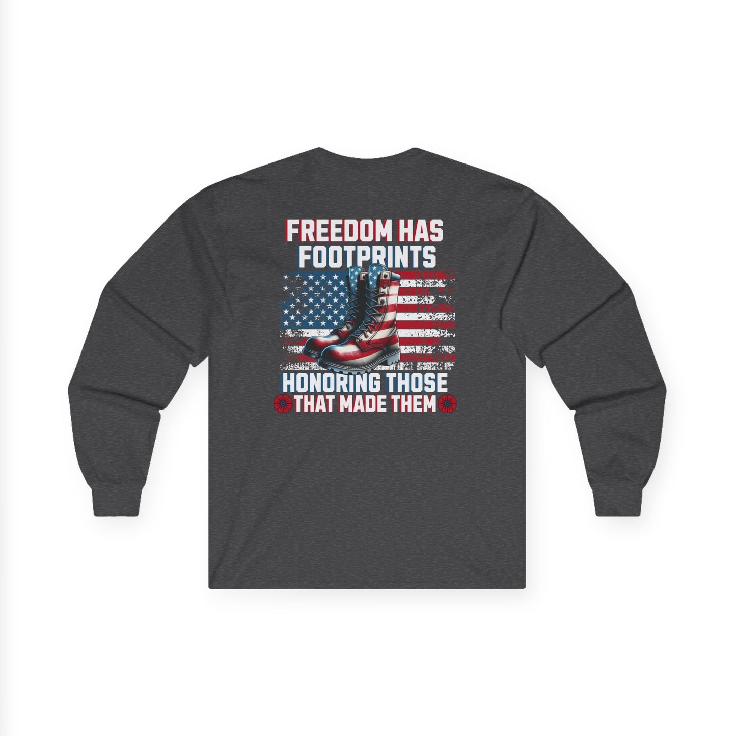 IBLeaf Freedom Has Footprints – Veterans Tribute Long Sleeve