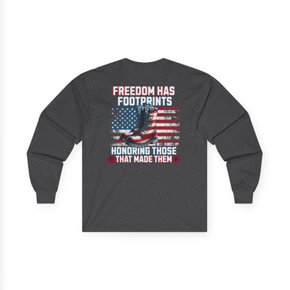 IBLeaf Freedom Has Footprints – Veterans Tribute Long Sleeve