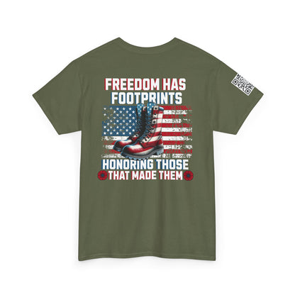 IBLeaf Freedom Has Footprints – Veterans Tribute Tee