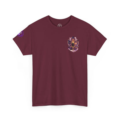 Freedom Blooms in Purple™ Breaking Chains. Building Futures | IB Leaf Domestic Violence Awareness Tee