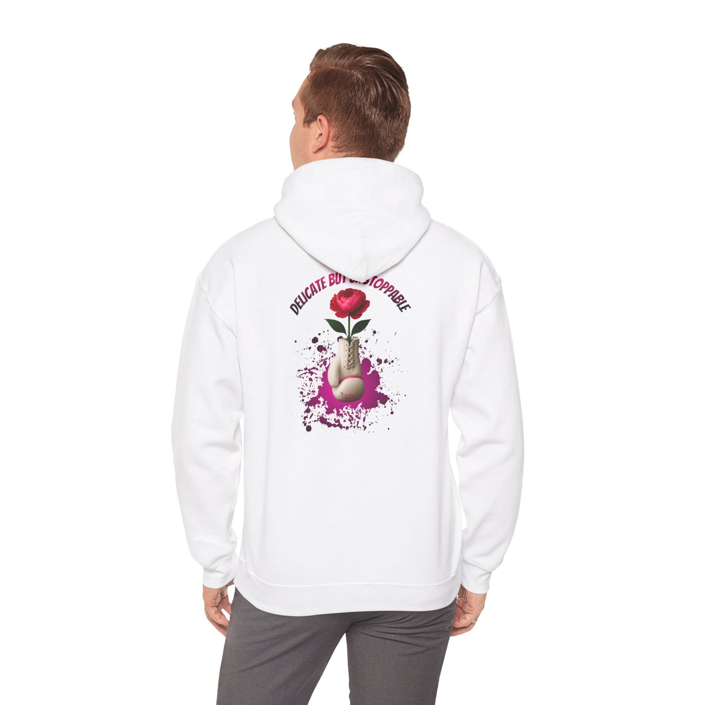 IB Leaf Fight in Bloom – Breast Cancer Awareness Hoodie