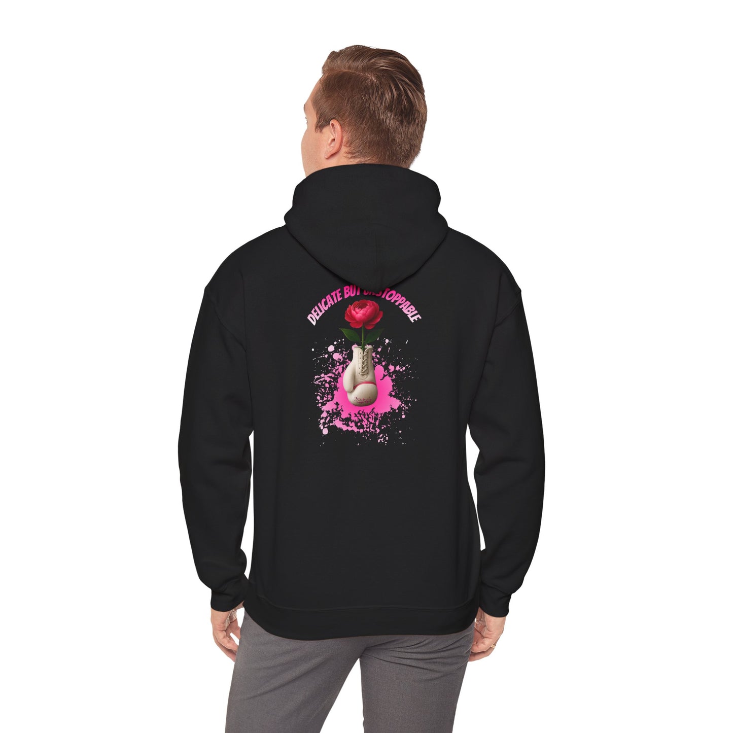 IB Leaf Fight in Bloom – Breast Cancer Awareness Hoodie
