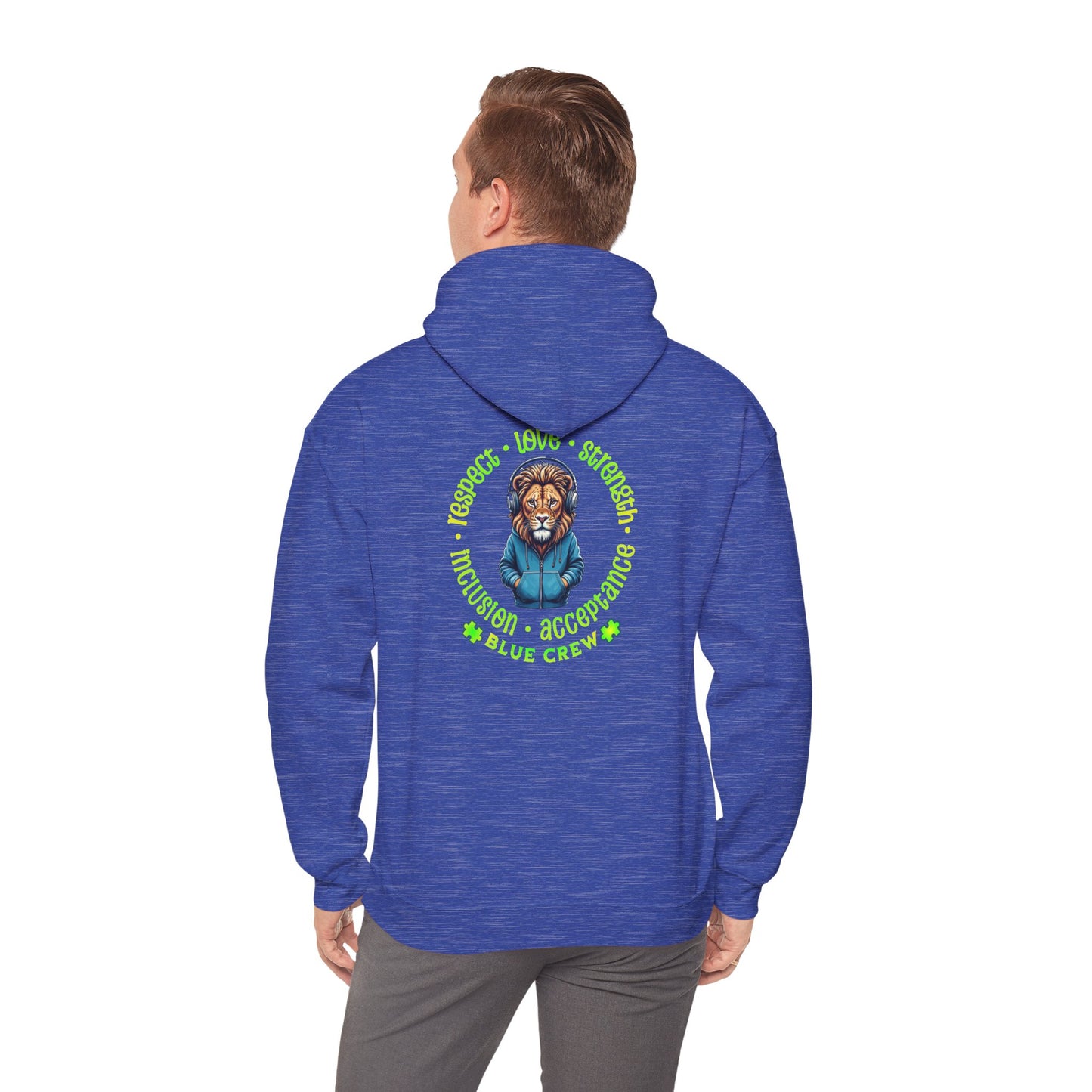 IB Leaf "Blue Crew" Autism Awareness Hoodie – Roar with Respect, Lead with Love