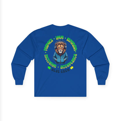 IB Leaf "Blue Crew" Autism Awareness Long Sleeve – Roar with Respect, Lead with Love