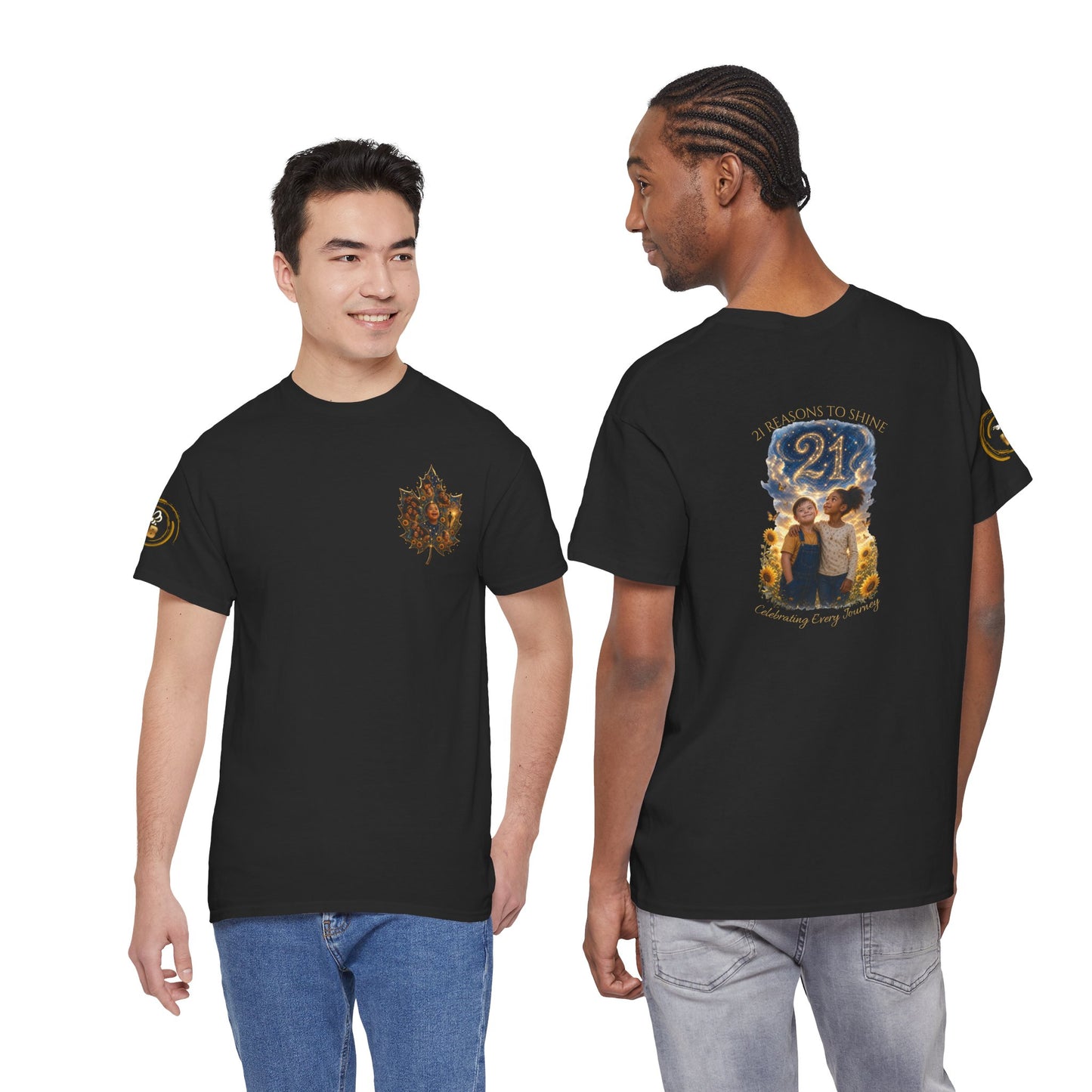 21 Reasons To Shine | IB Leaf Down Syndrome Awareness Tee