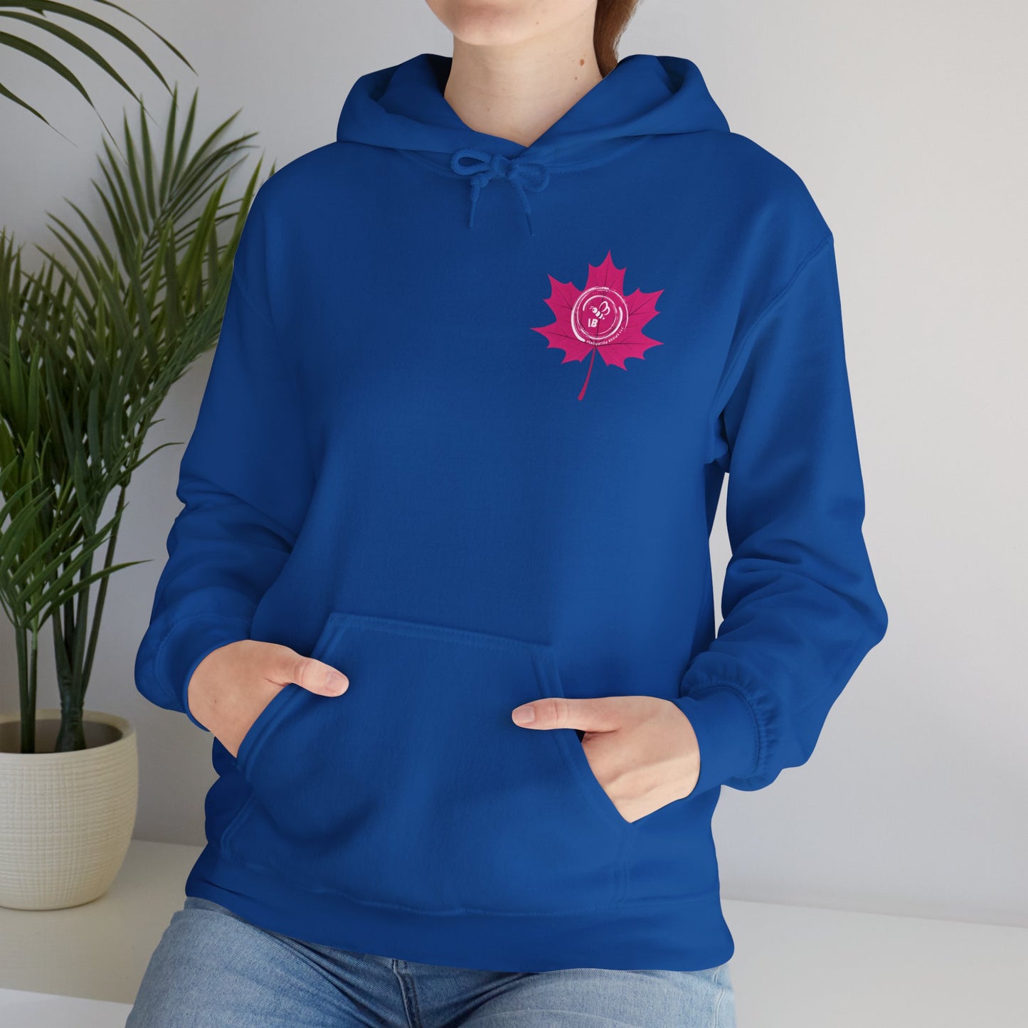 IB Leaf Fight in Bloom – Breast Cancer Awareness Hoodie