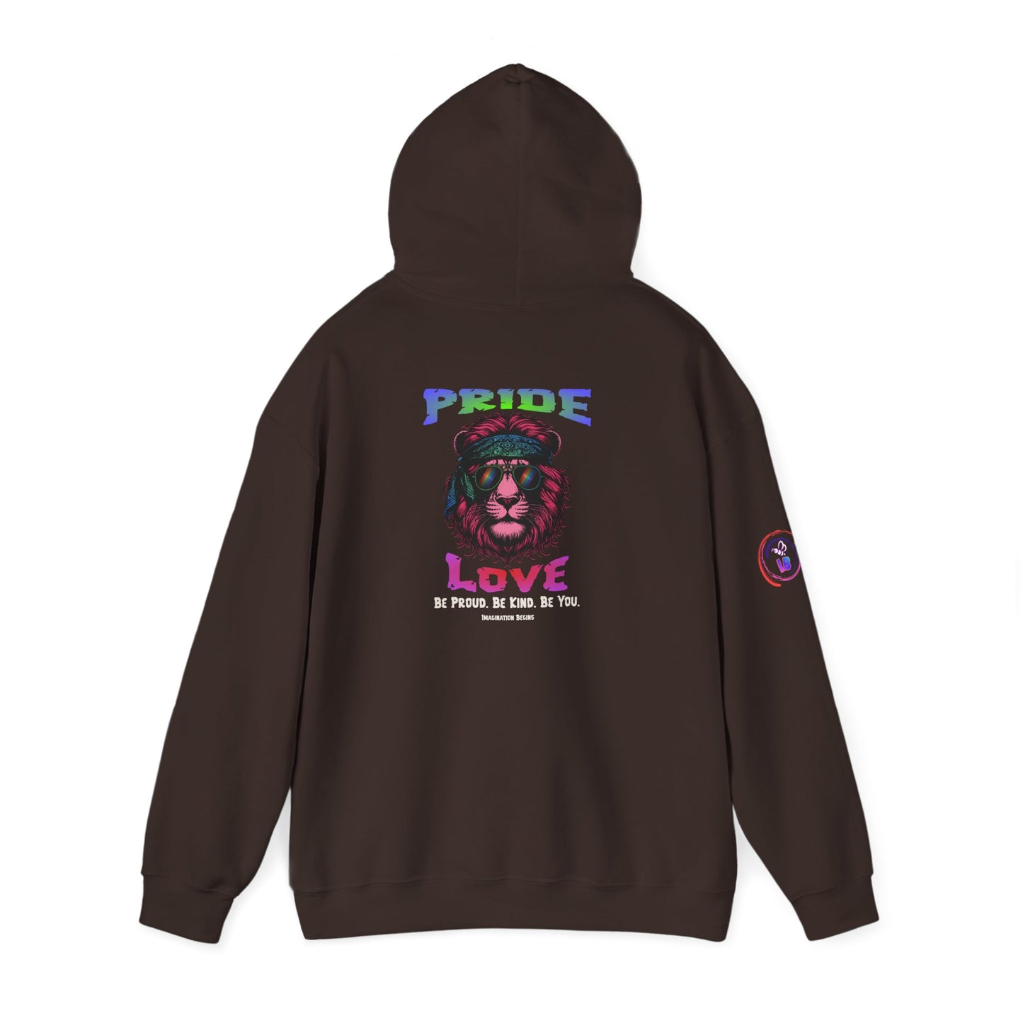 IB Leaf "Pride & Love" LGBTQ+ Awareness Hoodie | Love Loud. Live Proud.