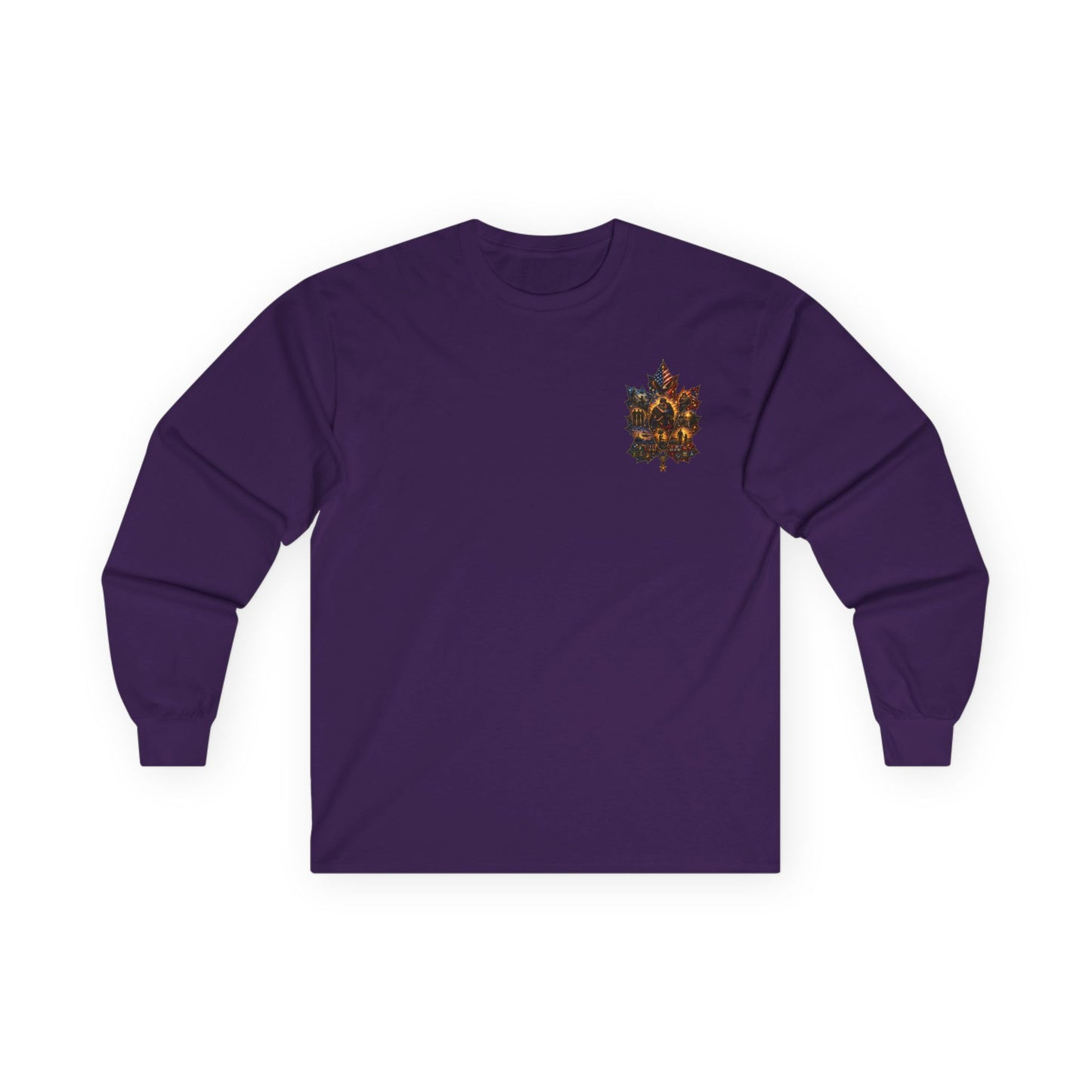 IB Leaf™ Freedom Has Footprints Veterans Tribute Long Sleeve | Built by Courage, Carried by Sacrifice