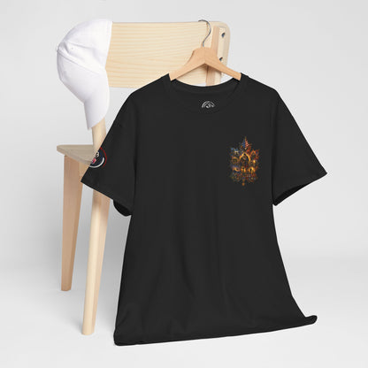 IB Leaf™ Freedom Has Footprints Veterans Tribute Tee | Built by Courage, Carried by Sacrifice