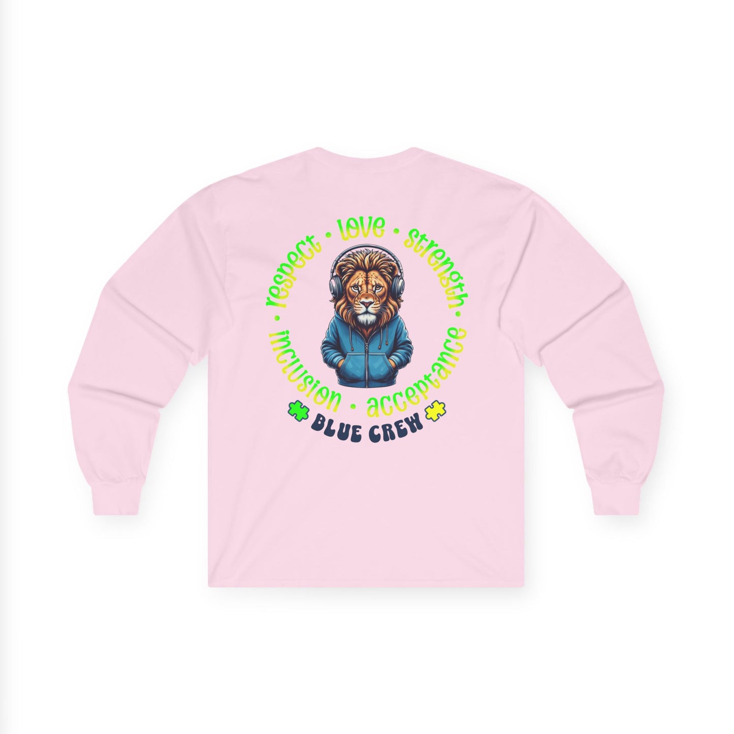 IB Leaf "Blue Crew" Autism Awareness Long Sleeve – Roar with Respect, Lead with Love