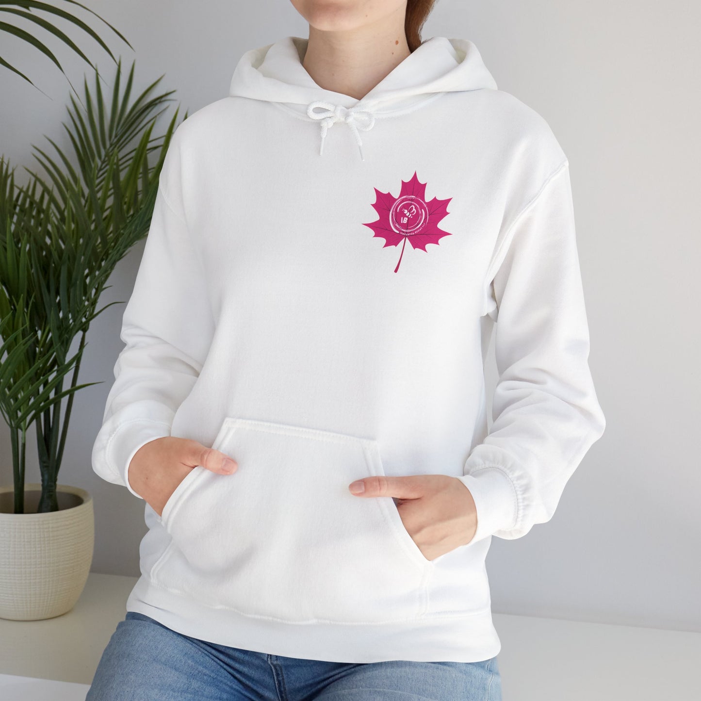 IB Leaf Fight in Bloom – Breast Cancer Awareness Hoodie