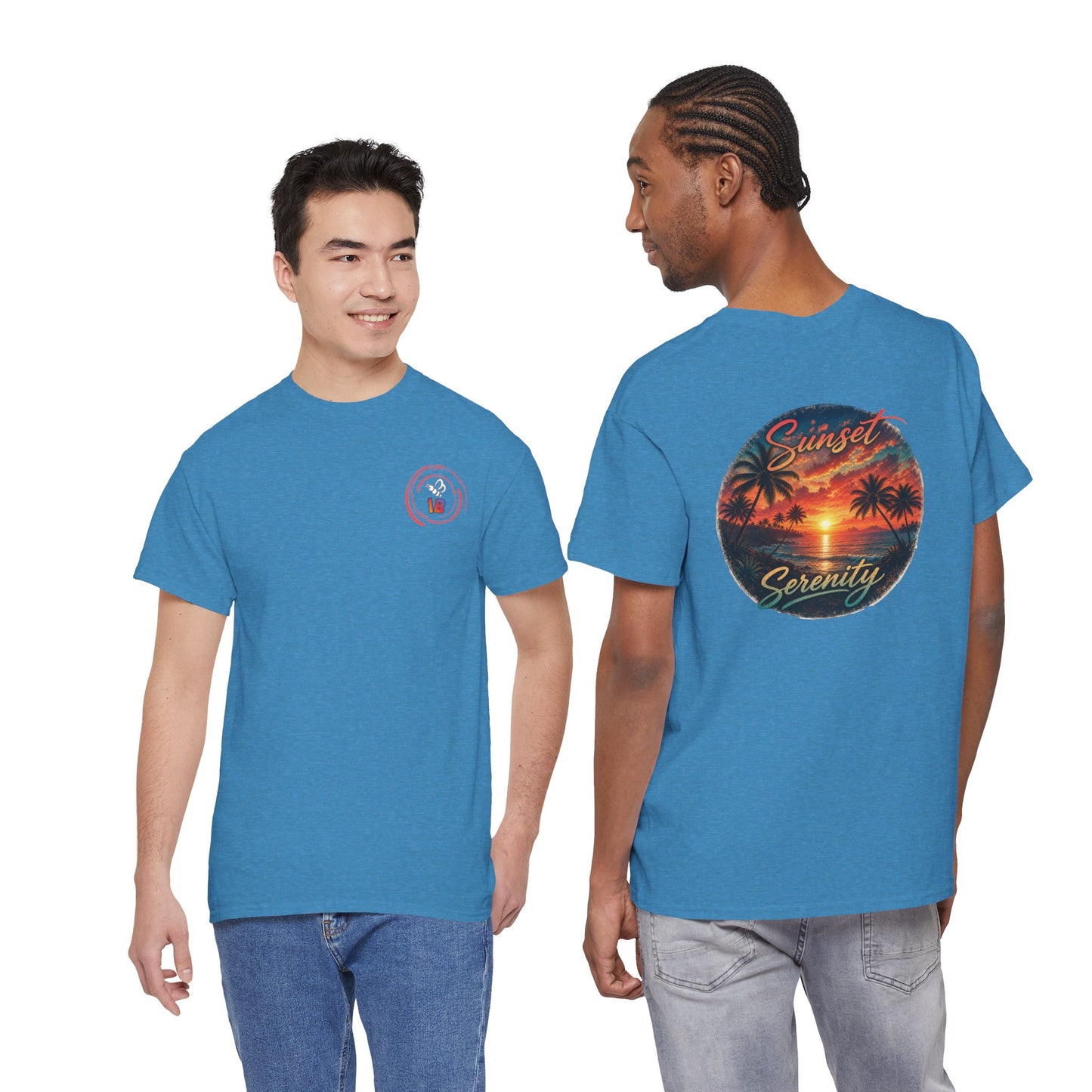 Sunset Serenity | Premium Coastal Art Tee