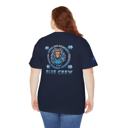 IB Leaf Blue Crew Autism Community Tee | Respect • Love • Inclusion